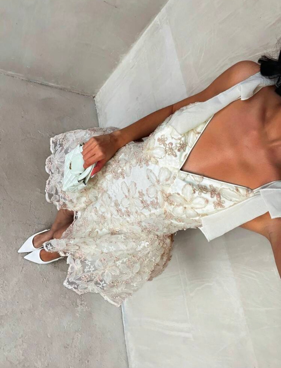Robe broderie