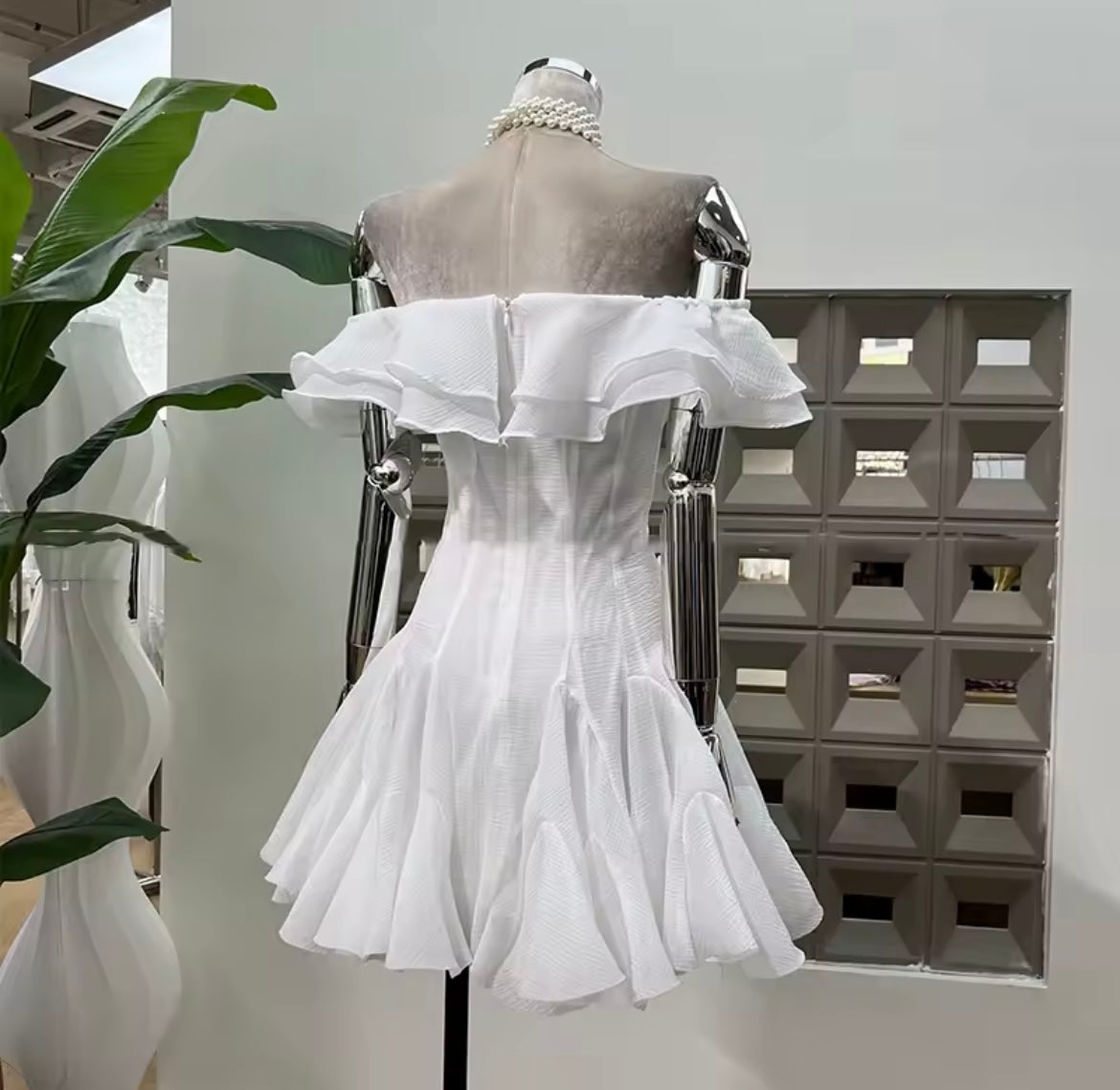 Robe à volant