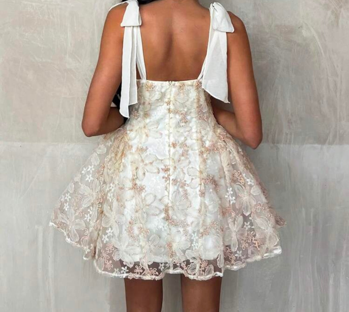 Robe broderie