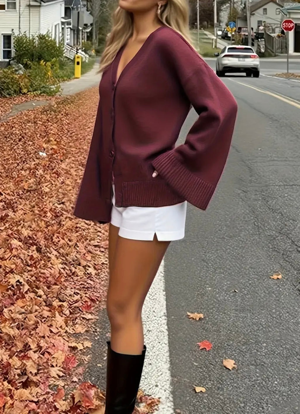 Haut manche en cloche