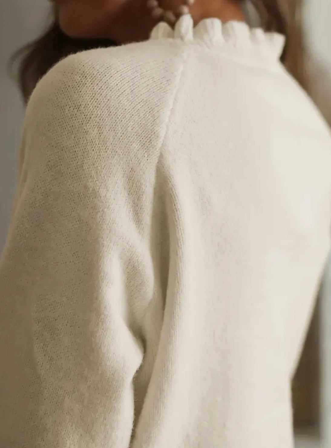 Cardigan bouton brun